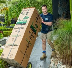 Fast Plumber - an Eaglemont plumber, preparing to install a hot water service.