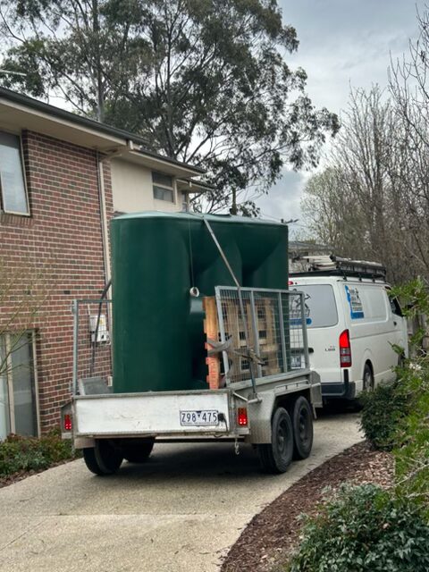 Old rainwater tank removal for customer convenience in Donvale